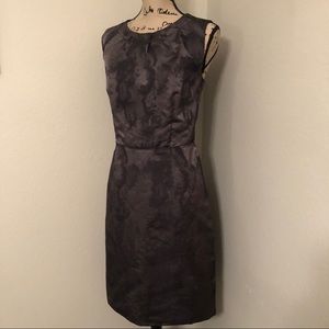 Loft dress 14 black and gray